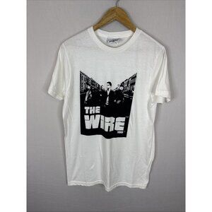 The Wire‎ HBO Milkcrate Graphic T Shirt Official Licensed White Medium
